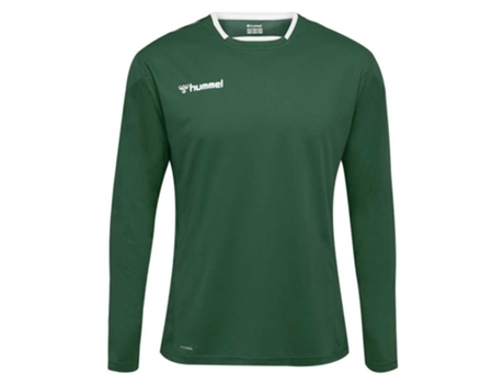 Camiseta de Hombre para Fútbol HUMMEL Authentic Poly Verde (164 cm)