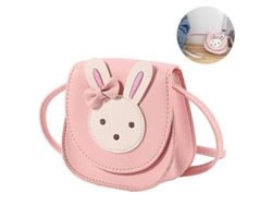 2026-bolsa Cruzada Para Niñas Con Diseño De Conejo Bonito En Cuero Pu