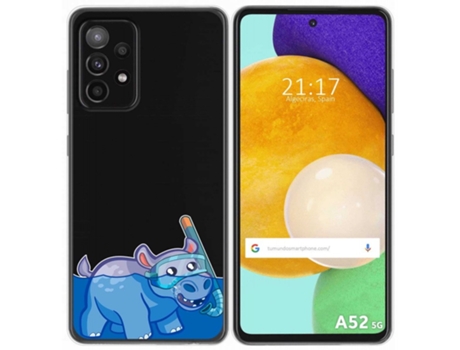 Carcasa Samsung Galaxy A52 / A52 5G / A52s 5G TUMUNDOSMARTPHONE Dibujos Transparente Multicolor