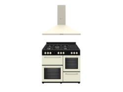 Estufa de gas Solthermic® Combo Pack Vtc Crema Range Cooker Exhaust Crema De 90