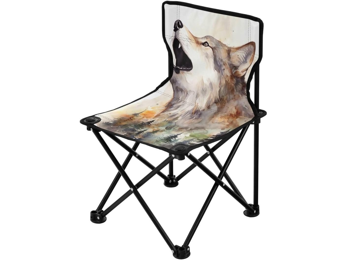 Silla Plegable De Camping Roaring Resistente Duradera Portátil Fácil Instalar