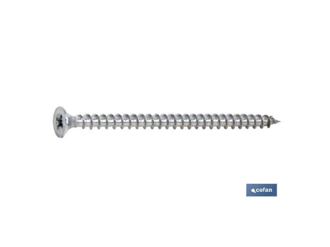 Din 7505 a m-6 x 50 inox a4   caja 50 unid.