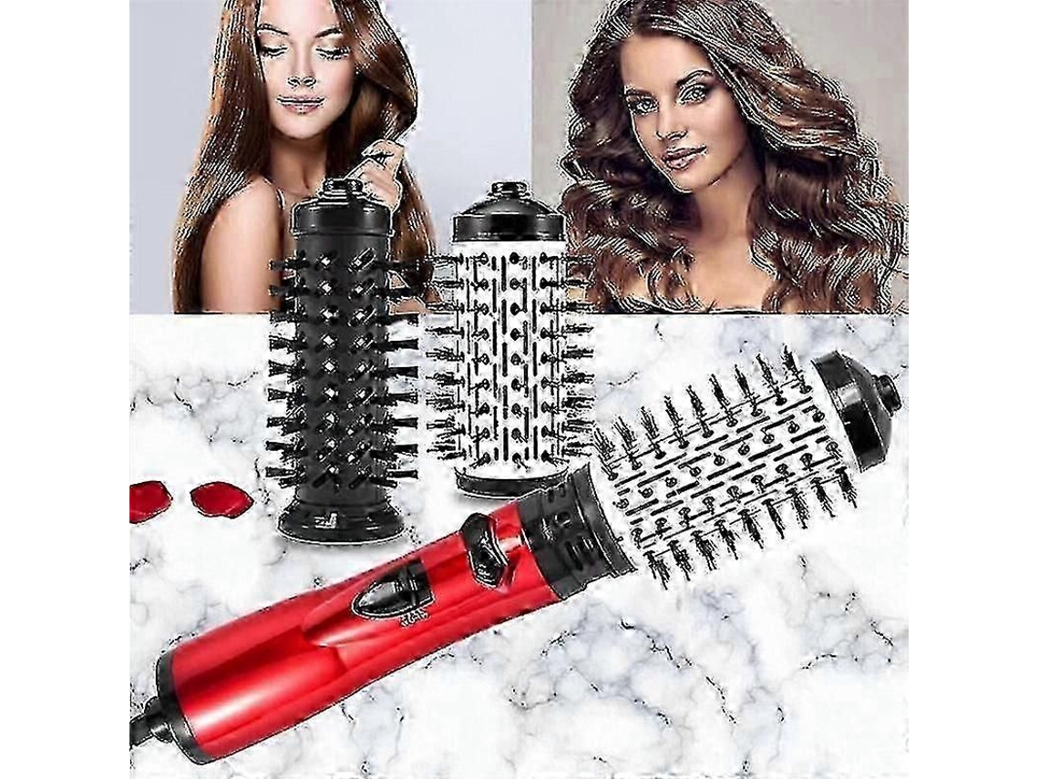 Secador de pelo giratorio 2025, moldeador de aire caliente 3 en 1 y secador de pelo giratorio para cabello seco, cabello ondulado y cabello liso.