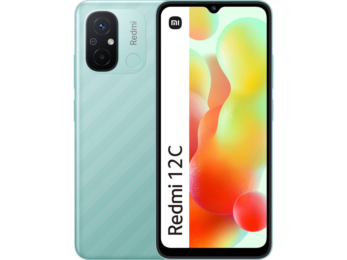 Smartphone XIAOMI Redmi 12C (6.71'' - 3 GB - 32 GB - Verde menta)