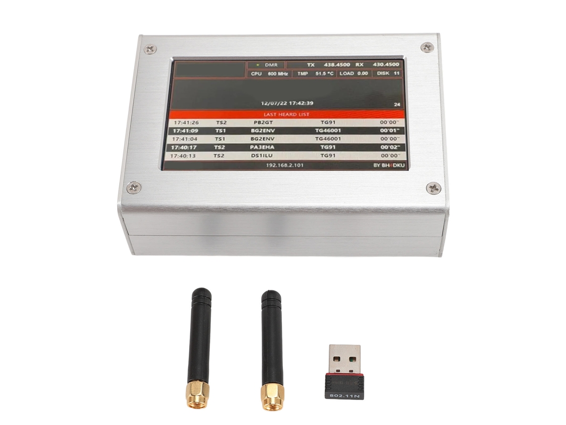 Tarjeta de punto de acceso dúplex MMDVM con pantalla a color de 4,3 pulgadas y batería de 3000 mAh