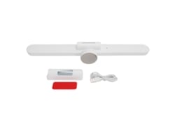 Luz Led Para Gaveta Com Relógio Digital Magnética Ajustável 3 Cores Recarregável 1200mah