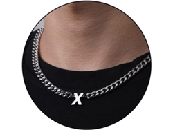 2026-cadena De Eslabón Cubano Con Colgante De Letra Inicial A-z Para Hombres Mujeres Niños Acero Inoxidable 6.5mm 18+2 Pulgadas Regalo De Joyería
