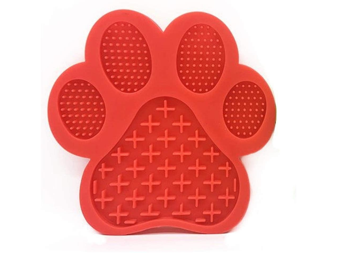Alfombrilla y almohada para lamer para perros con ventosa y bandeja antiesófago