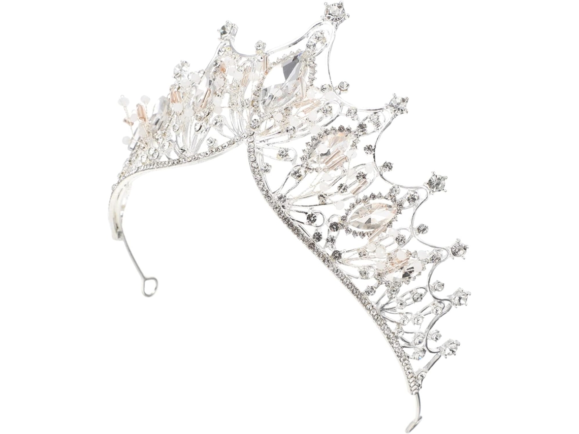 Conjunto De Coroa De Casamento De 3 Peças, Tiara Chique, Acessório Para Festas E Fotografias.