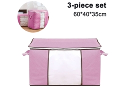 Bolsas Ropa Capacidad Mantas Rosa (33x24x4cm) Kofihety