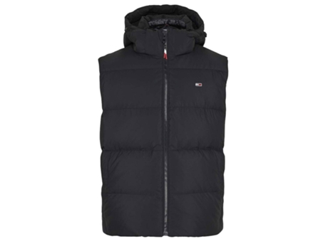 Abrigo para Hombre TOMMY JEANS (XL - Negro)
