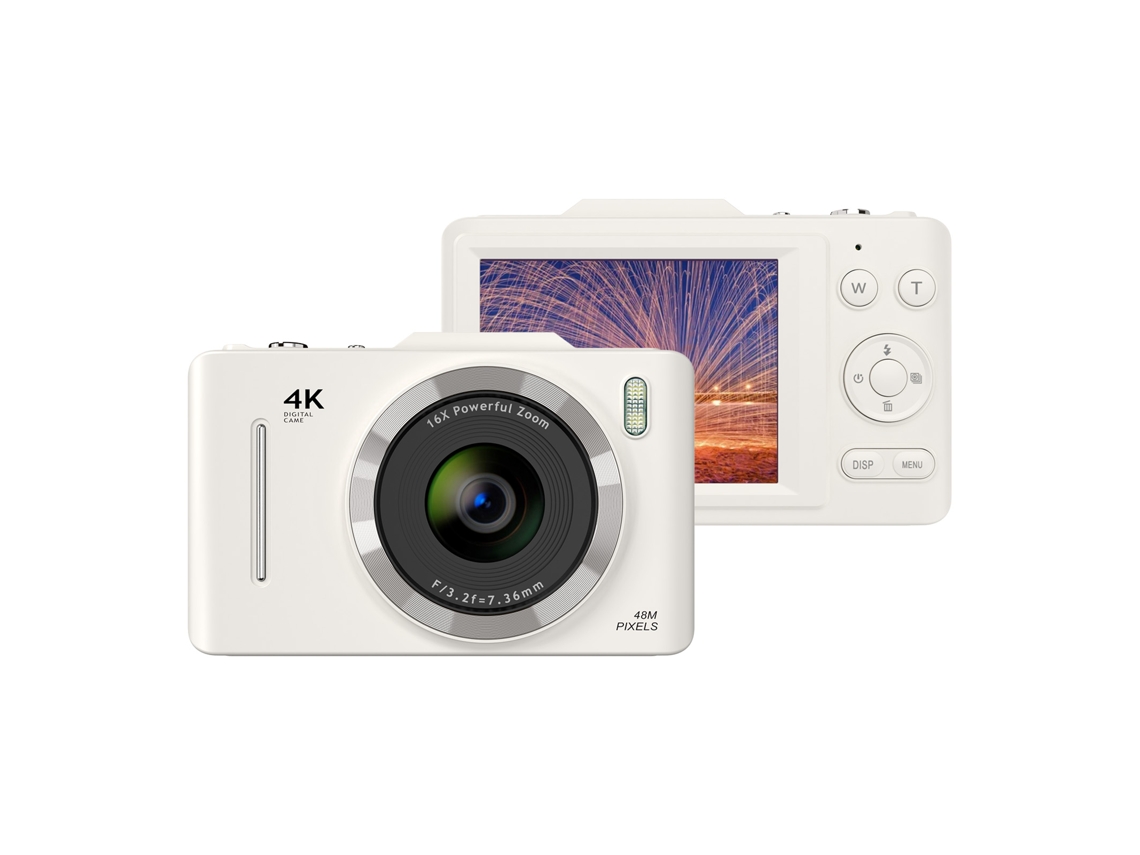 Cámara Digital 4k 48mp Cámara De Video Portátil Pantalla Ips 2.8 Pulgadas Estabilización Anti-shake Regalo Para Adolescentes Estudiantes Amigos