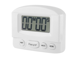 Cronómetro Digital Portátil Con Gran Pantalla Lcd Y Temporizador De Cuenta Regresiva Para La Cocina - Blanco