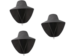 Sombrero con protección solar y soporte para el cuello, ideal para actividades al aire libre y senderismo.