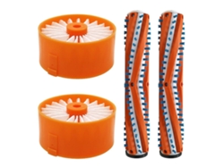 Cepillo de rodillo con filtro de 4 piezas para barredora inalámbrica Blackdecker Powerseries