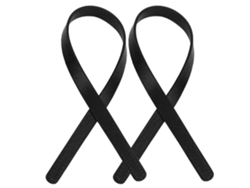 Correas de hombro de PU negras (paquete de 2)