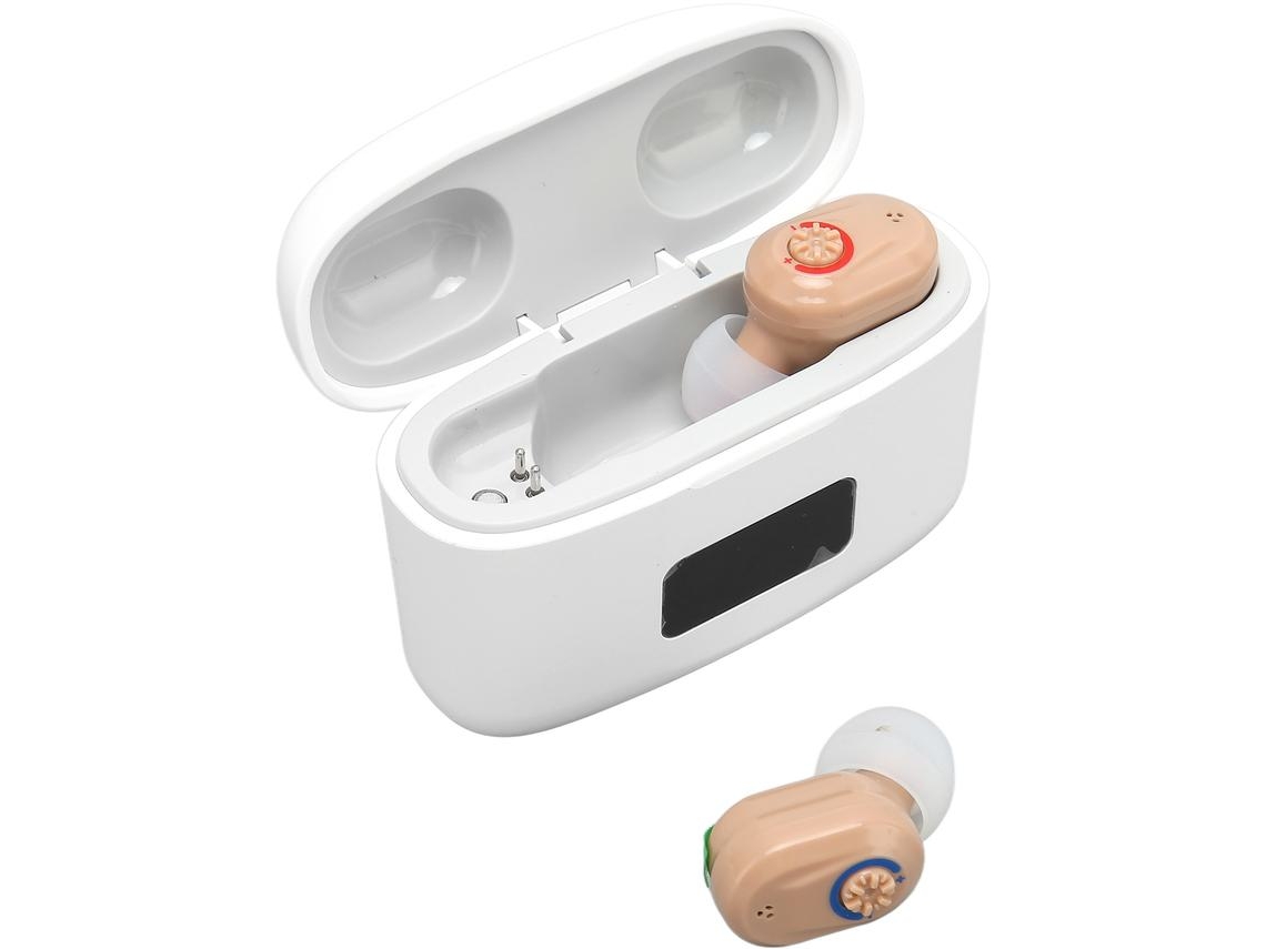 Auriculares Para Audífonos YIZHOOD Z127D Amplificador de Sonido con Cancelación de Ruido (In Ear - Marrón)