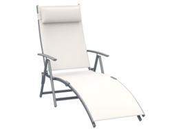 Conjunto Jardín Doble Cara, Reclinable 7 Posiciones, 137x63.5x100.5cm, Beige