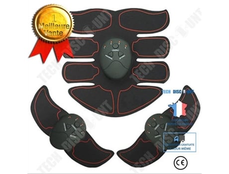 Estimulador Eliminador de Grasa Abdominal TECH DISCOUNT (Rojo)