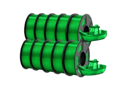 Filamento para impresora 3D, ecológico, de alta resistencia, PETG, 10 TP, verde, OEM
