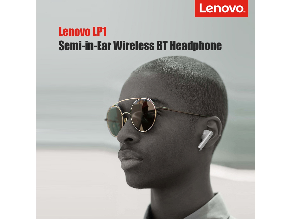 Lenovo Livepods Lp1 Fones De Ouvido Tws Sem Fio Bt 5.0 Estéreo Controle Táctil Ipx4 Redução De Ruído Com Microfone