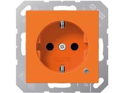 Toma Schuko de 16 A y 250 V con protección contra contacto accidental A 1520 Bf Ko Jung (a1520bfkoo)