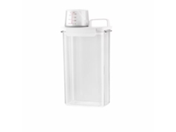 (2300 Ml) Dispensador De Detergente Para Ropa Sellado, Caja De Almacenamiento De Polvo Transparente