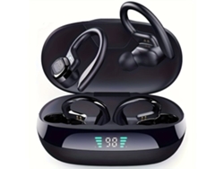 Auriculares Bluetooth True Wireless Gusshious Auriculares True Wireless Earbuds Tws Con Micrófono Negro
