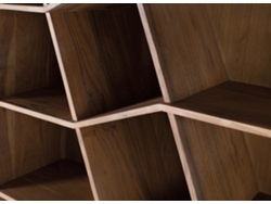 Estante en Madera de Mangueira Marrón 180X120X40 GINER Y COLOMER