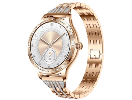 Relojes inteligentes para mujer Elegante llamada Bluetooth Ritmo cardíaco Rastreador de sueño Presión arterial Modos deportivos Reloj inteligente d...