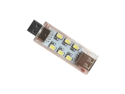 Luz Nocturna Usb (iluminación De 12 Led, Apilable De Doble Cara)