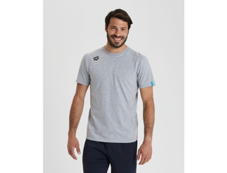 Camiseta Unisex para Natación ARENA Team Panel Gris (S)