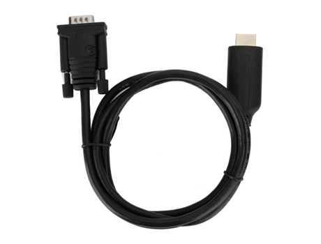 HURRISE Convertidor a Adaptador Vga a Adaptador Vga Convertidor Abs Plug And Play Cable de computadora Digital a analógico