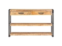 Maison Exclusive - Aparador De Madera Maciza De Mango Y Rugosa 120x30x75 Cm