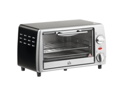 Forno Bancada 10l 750w 230°c Timer 36,5x26x22 Prata