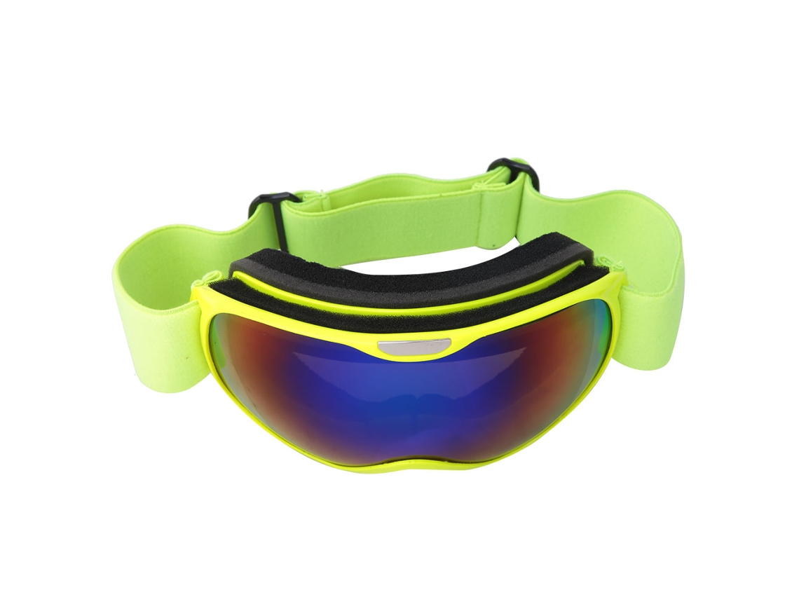Gafas de exterior para niños, resistentes al viento, de doble capa, antivaho, para esquí y snowboard (amarillas)