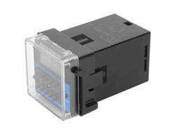Relé De Tiempo Ats48c11(a) Con Pantalla De Tubo Digital Led Retardo De Ciclo Anti-interferencia Dc12v