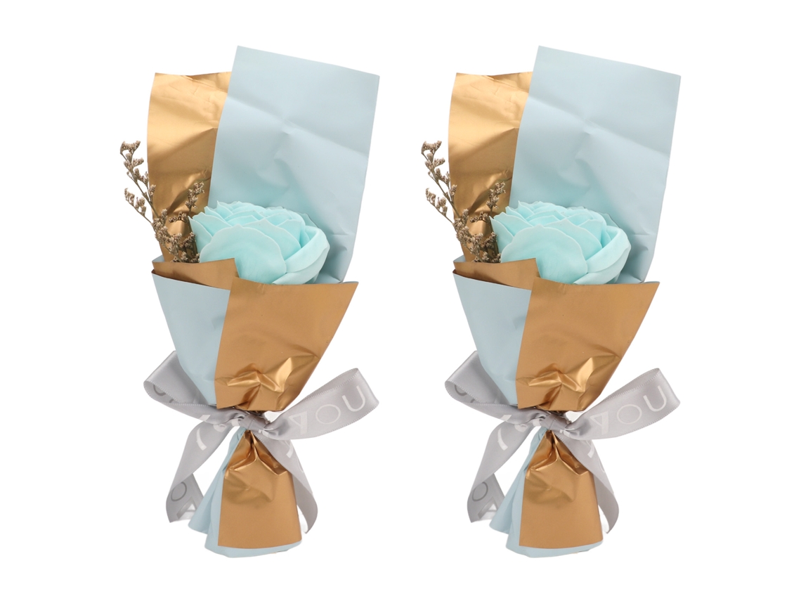 2 jabones de pétalos de rosa, estilo romántico, regalo.