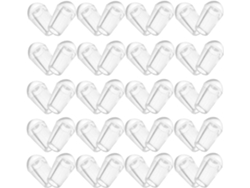 Cubiertas transparentes para rejilla de lavavajillas, cubiertas pequeñas de PVC redondas y flexibles, piezas Gokoco