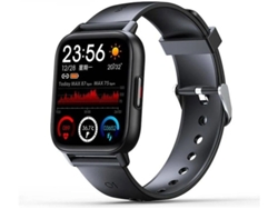 Relojes inteligentes con monitor de actividad física, pantalla táctil, frecuencia cardíaca, pasos, resistente al agua, monitor de sueño, Yizhood (negro)