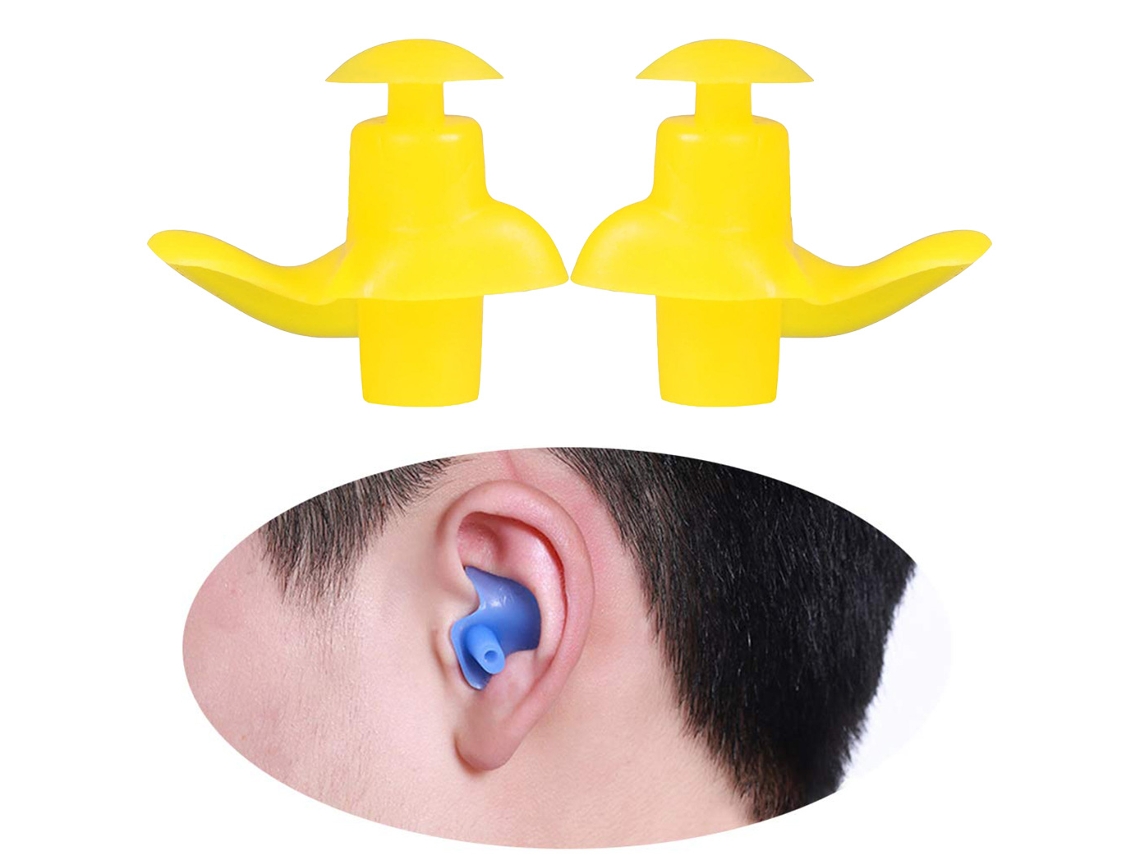 Orejeras De Silicona Impermeables Para Natación, Para Adultos Y Niños, Suaves, Antirruido, 1 Par.