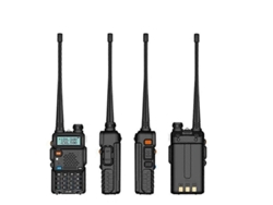 Radio De Dos Vías Uv5r De Largo Alcance Banda Dual Walkie Talkie Uk 128 Canales 5km-10km 5 5