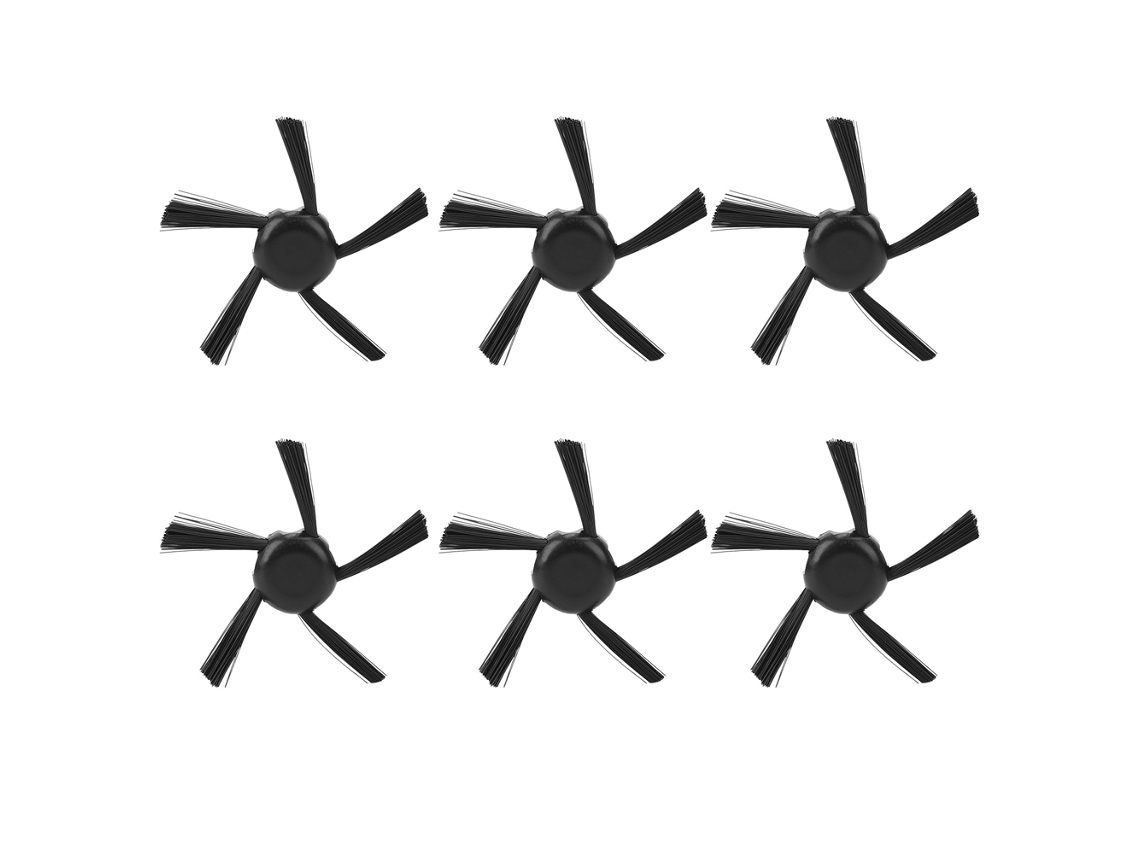 6 Cepillos Laterales De Repuesto Para Aspiradora Robot Neato Botvac Serie D (d7, D5, D3, D80).