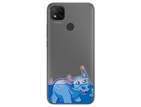 Carcasa Xiaomi Redmi 9C TUMUNDOSMARTPHONE Dibujos Transparente Multicolor