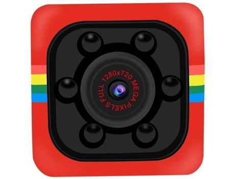Mini Cámara Sq11 1080P Full Hd Rojo ENKERS (9128607415964)