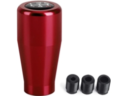 Pomo De Palanca Cambios Universal Aluminio 5 Velocidades Para Transmisión Manual (m8, M10, M12, Color Negro)