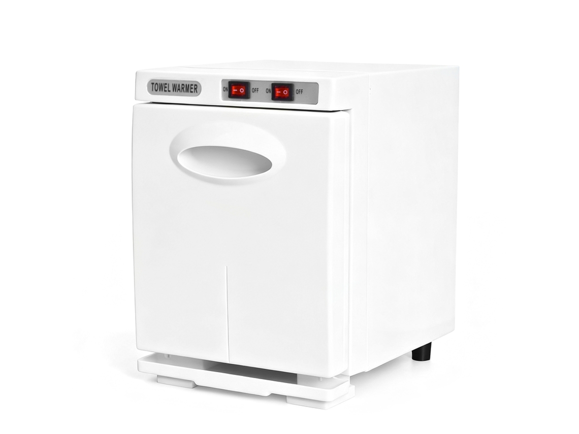 Armario Calentador Y Esterilizador De Toallas Nettlife De 5 L, Esterilizador Eléctrico Profesional De Toallas De 360° Para Salones De Belleza, Blanco
