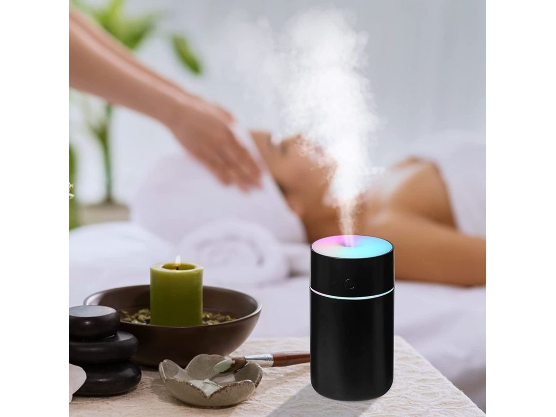 Difusor De Aromas Con Luz De Vela Usb, Humidificador De Aire Portátil Para El Hogar Y El Coche.