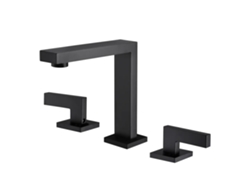 Grifo De Lavabo 302 En Latón Negro, Colección Alphée