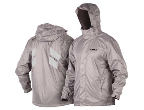 Abrigo para Hombre SHAD Rain Gris para Motociclismo (L)